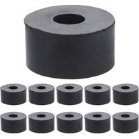 15 rondelles en caoutchouc pour l'amortissement des vibrations, œillets en caoutchouc, rondelles plates en caoutchouc-3x3CM-Black