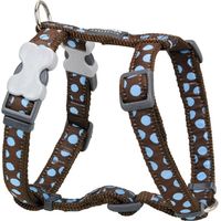 Red Dingo Style Pois Hundegeschirr Rot mit Punkten