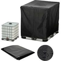 600-Liter-Tankabdeckung, Regenwassersammelplane, passend für 600-Liter-Regentonnen im Außenbereich, UV-Schutz, staubdicht, Regenwassertankabdeckung (120 x 80 x 100 cm) – LIAIKI