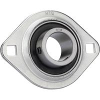 HTB SBPFL 202 Flanschlager Stahlblech Bohrungs-Ø 15 mm Lochabstand 63.5 mm