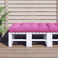 Furniture Limited - Cuscino per Pallet Rosa 120x80x12 cm in