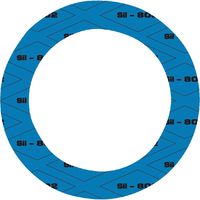 Joint fibre pour bride Klinger sil-802 - génie climatique - ep2mm Ø80 - 142x89