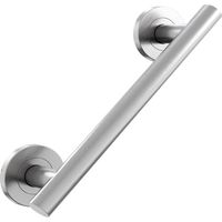AKW 1200 Series Straight Grab Rail 300mm Length - Brushed Stainless Steel