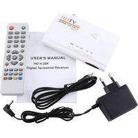 Boîtier TV HD 1080P avec Tuner HDMI, Récepteur et Télécommande - Pas de Port VGA