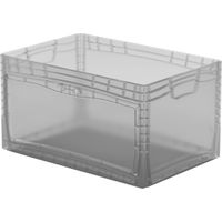 Surplus Systems Eurobox Door 60 x 40 x 32 cm, 62 L, transparent Boxen, Körbchen & Kisten