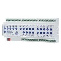 EIB, KNX, ACTIONNEUR DE COMMUTATION 24 FOIS, 12SU MDRC, 16A, 230VAC, CHARGE C, STANDARD, 140µF AK. MDT AKS-2416.03