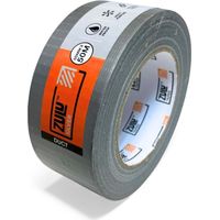 Zulu Premium Universal Silver Effect Duct Tape 48mm x 50m, 1 Pack