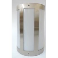 Applique mural extérieur à détection HF bombée 308x190x95mm lampe E27 230V (non incl) 360° portée 3m IP54 BULPA KUBE ZUBLIN 2758
