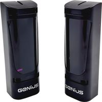Genius – 6100148 Détecteur de mouvement photocellule murale extérieure 2 fils – Portée 15m – Alignement automatique ±7° – Pour espaces extérieurs