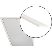 Lattes en bois peint en blanc pour escalier escamotable - LXLW/70x140