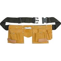 Cinturon piel 10 bolsillos herramientas 79r401 top tools