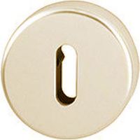 Rosace clé ronde HOPPE L 53 mm Chromée Champagne - Paire