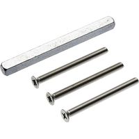 Kit de fixation porte Nr.30 63-67mm M6x75 carré.8x130mm EDI