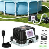 TolleTour Poolheizer elektrisch 3 kW für 32-38 mm Poolschlauch