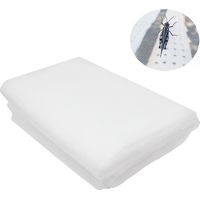 White Insect Netting Plant Vegetable Protection Net Pest Insect Protection Net Garden Vegetable Orchard 60 Mesh 2.5 x 6 m