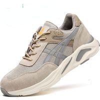 Scarpe da lavoro per uomo e donna, scarpe antinfortunistiche leggere e traspiranti con puntale in acciaio -42