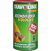 Diavolina 15317 Ökologischer Anzünder, 100 Würfel