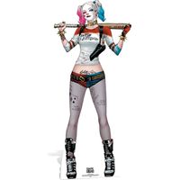 Figurine en carton Harley Quinn (Suicide Squad Oeuvre d'art comique) 167 cm
