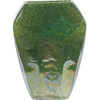 Light & Living VIONNA Vase Glas Dunkelgrün Luster 25x12,5x33,5 cm