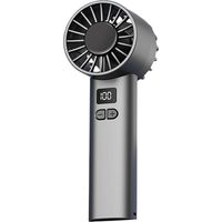 Rechargeable Handheld Fan, Mini Cooling Fan Device, 16x5.8x5.5cm/6.3x2.28x2.17 Inches, Digital Display Quiet Air Cooler with Strong Battery Design, Personal Cooling Fans, for Outdoor Home Desk Use
