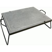Koem bistecchiera con telaio 30x40 cm in pietra naturale ollare con manici e piedi di sostegno spessore 2 cm lavica barbecue griglia Naturale 30x40 cm