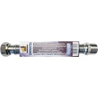 Tubo flexible extensible de acero inoxidable 1/2"M 3/4''' F 260 / 520 mm agua inox DM 174