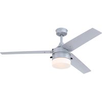 Outdoor Ceiling Fan Riverton Silver with Lights