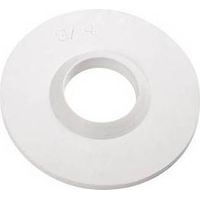 GUARNIZIONE IN GOMMA BIANCA CON BORDO LEGGERO Misura: mm 85 x 42