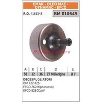 Campana frizione EMAK decespugliatore OM 722 726 EFCO 260 8260D/AV 010645