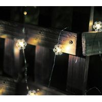 561086 Serie de 50 LED LUCES DE NAVIDAD para INTERIOR forma de copo de nieve