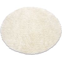 FLOKATI EN LAINE cercle white rotondo 180 cm