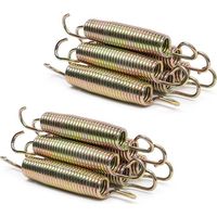 KIDUKU 6x ressorts de trampoline de rechange longueur 145mm pour 240 244 305 305 366 à 427cm ressort de trampoline de rechange
