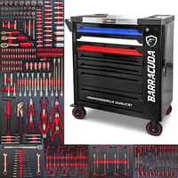 Carro de herramientas - Barracuda Tools - Ultra Tools - 7 cajones - Negro - 257 herramientas incluidas
