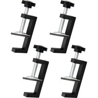 CHOYCLIT 4-teiliges Klemmenset, Klemmbereich 10–57 mm, verstellbare G-Klemme, Tischlerklemmen-Befestigungsclip, Tischklemmen-Zubehör-Werkzeuge, geeignet zum Befestigen von Holz, Tischen
