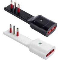 ULTRA-FLACHER ADAPTER 10A ROSI 2P+T - Stecker 10A 2P+T