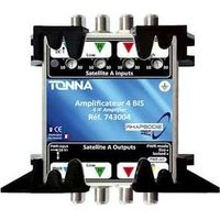 Tonna 743004 4-Channel Amplifier - Adjustable Gain 30 dB