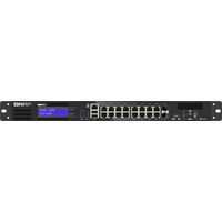 QNAP QGD-1600 Managed Gigabit Ethernet (10/100/1000) 1U Schwarz, Grau