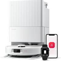 roborock QV 35A Saugroboter mit Wischfunktion&Hebarem Wischmopp,Anti-Tangle,8kPa,All-in-One Dock,Anti-Verfilzungsbürste, Hebarer Mopp, Reactive Tech,Schwarz