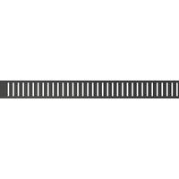 Alca - Grille pour caniveau de douche linéaire 95 cm, noir mat PURE-950BLACK