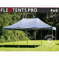 Carpa plegable FleXtents PRO 4x6m Gris