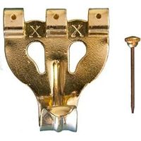 Haken X Nummer 4, mit Anstecknadel, 3 Stück