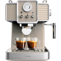 Cecotec – Cafetière expresso 1350W – Pression 20 bars – Système Thermoblock pour préchauffage rapide – Buse vapeur orientable – Capacité 1,5 L