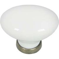 POMOLI OVALI IN PORCELLANA MOD.P02.00 BIANCHI- - mm.24x34x25h. - 5 pezzi METALSTYLE