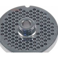 Salvinox piastra con mozzo per tritacarne 12 foro 4,5, acciaio inox autoaffilanti, professionale