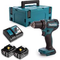 Makita – Perceuse visseuse 18V LXT avec 2 batteries 3.0Ah – Moteur Brushless – Couple réglable 21 positions – Coffret MAKPAC