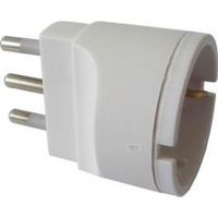 Electraline 71915 Adattatore presa tedesca schuko spina italiana grande 16A