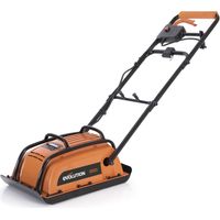Plaque vibrante électrique 1300W – Force de compactage 5 kN – Moteur à induction – Pour sable, gravier et terre – Evolution Power Tools