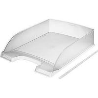Corbeille à courrier standard Leitz transparente - Lot de 5