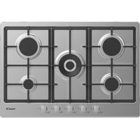 Candy CHG74WX Plaque de cuisson encastrable 75 cm Gaz 5 feux Inox