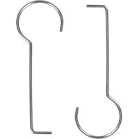 Lot de 2 clés de vidange en acier inoxydable - Crochet de levage - Extracteur de grille de vidange - Clé de levage pour caniveau de douche